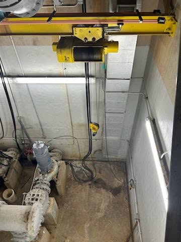 Recent crane service work